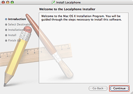Follow the installer instructions.