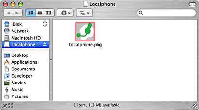 Mount the installer disk image.