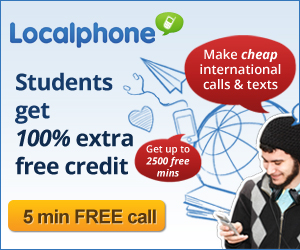 Students receive 100% extra credit with Localphone